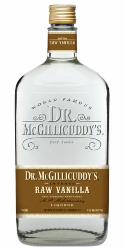 Dr. McGillicuddy's Intense Raw Vanilla Liqueur Perspective: front