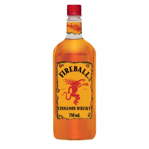 Fireball Hot Cinnamon Blended Whisky Perspective: front