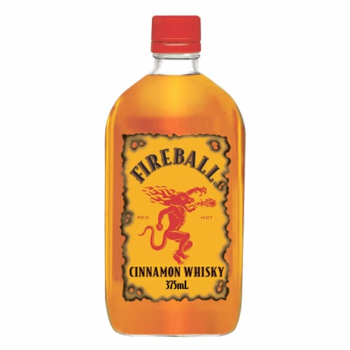 Fireball Hot Cinnamon Blended Whiskey Perspective: front