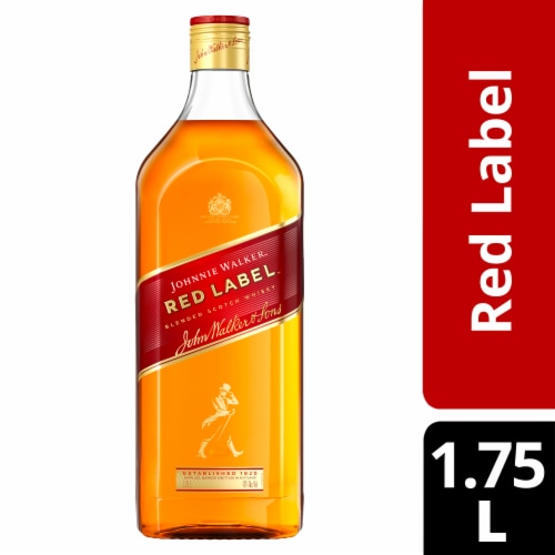 Johnnie Walker Red Label Blended Scotch Whisky Perspective: front
