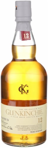 Glenkinchie 12 Year Old Single Malt Scotch Whisky Perspective: front