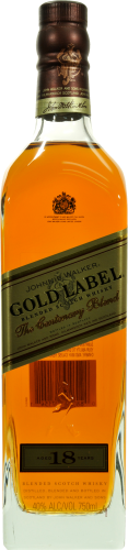 Johnnie Walker Gold Label 18 Year Blended Scotch Whisky Perspective: front