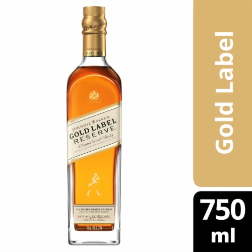 Johnnie Walker Whisky - Blended Scotch JW Gold Label Reserve Perspective: front