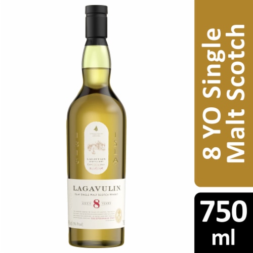 Lagavulin Whisky - Single Malt Scotch 8YO Perspective: front