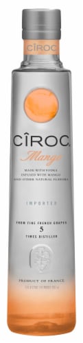 CIROC Mango (Made with Vodka Infused with Natural Flavors) Perspective: front