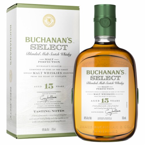 Buchanan's™ Select 15 Year Blended Malt Scotch Whisky Perspective: front