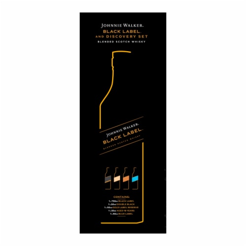 Johnnie Walker Black Label Plus Discovery Set Perspective: front
