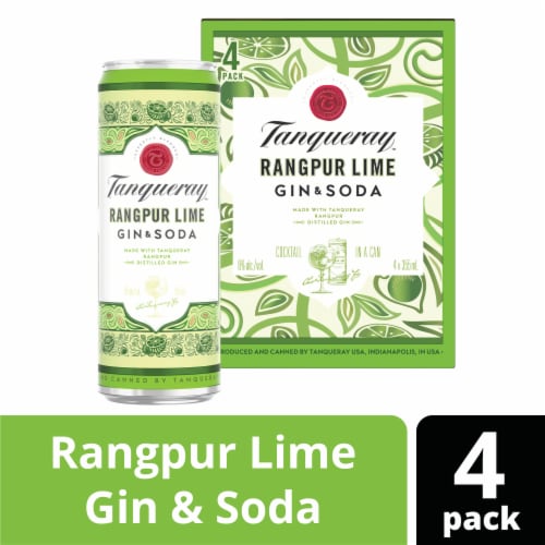 Tanqueray™ Rangpur Lime Gin & Soda Perspective: front