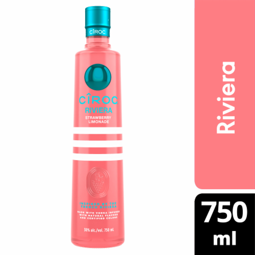 Ciroc Vodka Riviera Strawberry Limonade Perspective: front
