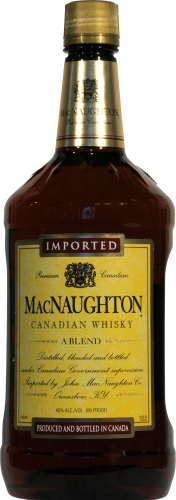 MacNaughton Blended Canadian Whiskey Perspective: front