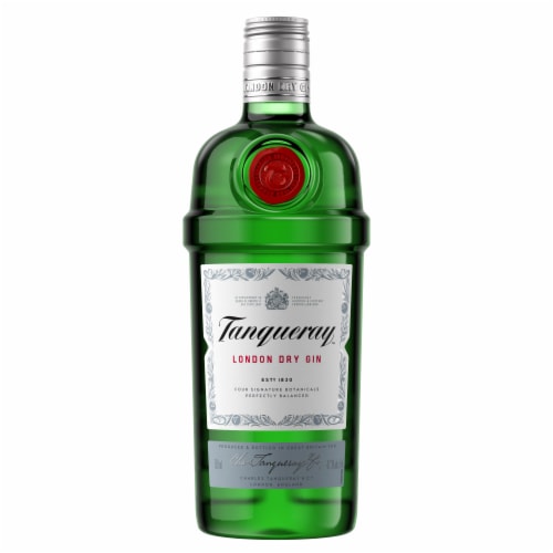 Tanqueray London Dry Gin Perspective: front