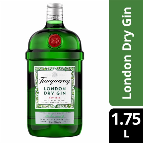 Tanqueray London Dry Gin Perspective: front