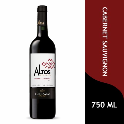 Terrazas De Los Andes Altos Del Plaza Cabernet Sauvignon Red Wine Perspective: front