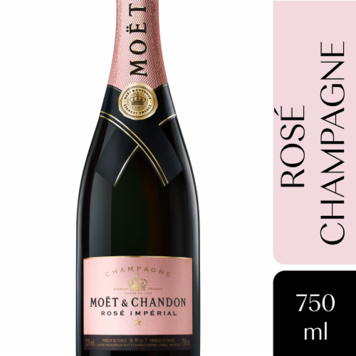 Moet & Chandon Rose Imperial Champagne Perspective: front