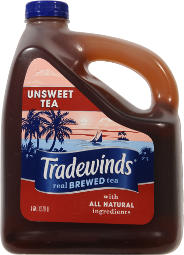 Tradewinds Slow Brewed Unsweetened Iced Tea Perspective: front
