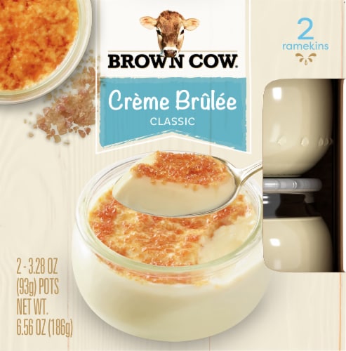 Brown Cow® Creme Brulee Perspective: front
