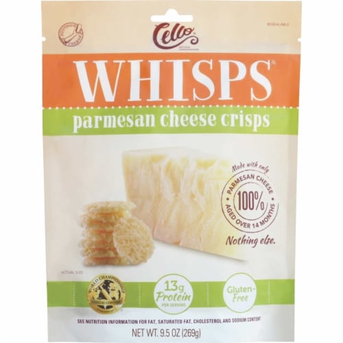 Whisps Parmesan Cheese Crisps Perspective: front