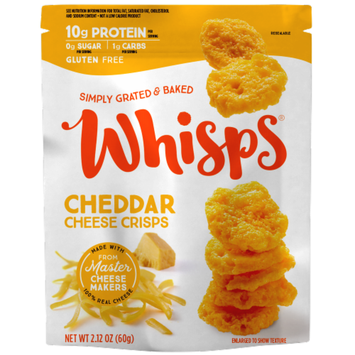 Whisps® Gluten-Free Cheddar Cheese Crisps Perspective: front