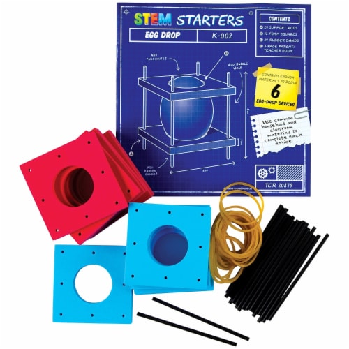 Teacher Created Resources STEM Starters: Egg Drop 60 Pieces (TCR20879) Perspective: front