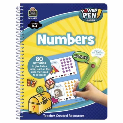 Teacher Created Resources 1567991 Power Pen Learning Book, Numbers - Grade k-1 Perspective: front