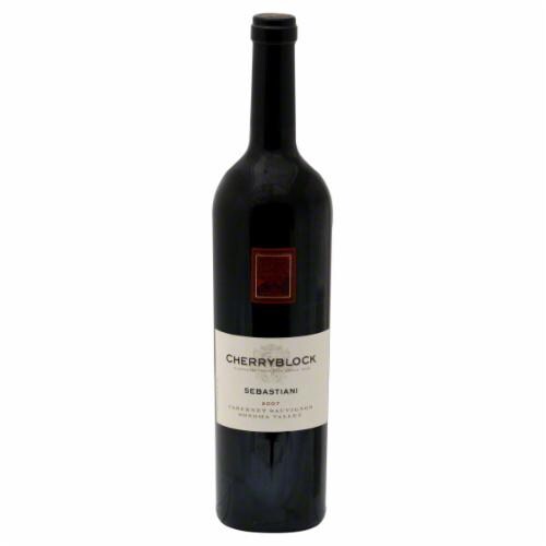 Sebastiani Cherryblock Estate Cabernet Sauvignon Perspective: front