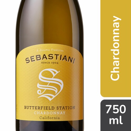 Sebastiani Butterfield Station Chardonnay California White Wine Perspective: front