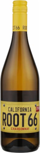 Root 66 California Chardonnay White Wine Perspective: front
