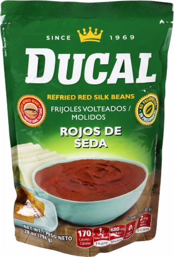 Ducal Rojos de Seda Refried Red Beans Perspective: front