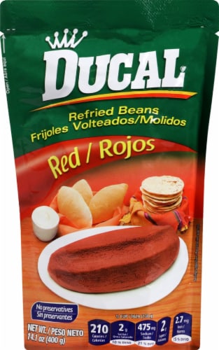 Ducal Refried Red Beans Perspective: front