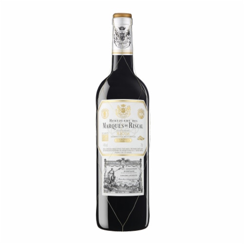 Marques De Riscal Reserva Tempranillo Spain Red Wine Perspective: front