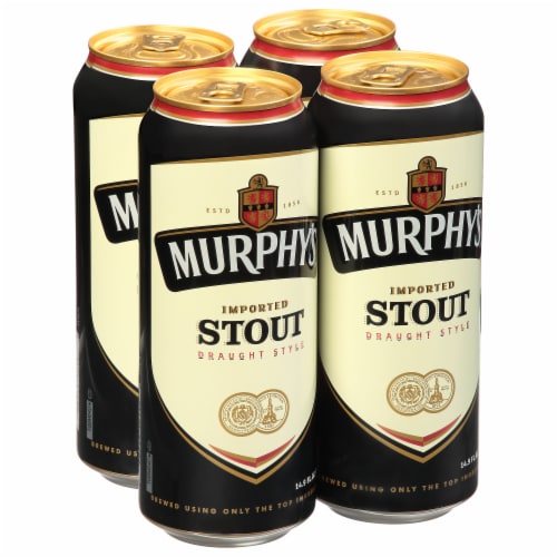 Murphy's Stout Beer, 4 Pack, 14.9 fl oz Cans Perspective: front