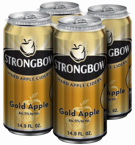 Strongbow Gold Apple Hard Cider Perspective: front