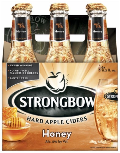Strongbow Honey Hard Apple Cider Perspective: front