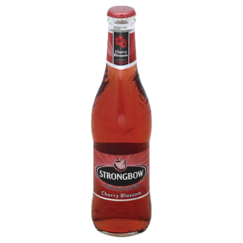 Strongbow Cherry Blossom Hard Apple Cider Perspective: front