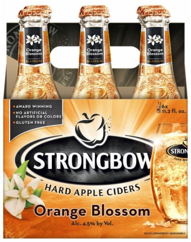 Strongbow® Orange Blossom Hard Apple Cider Perspective: front