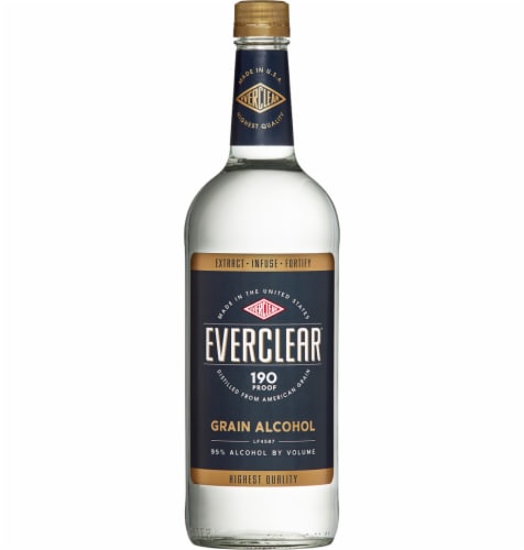 Everclear Grain Alcohol Perspective: front