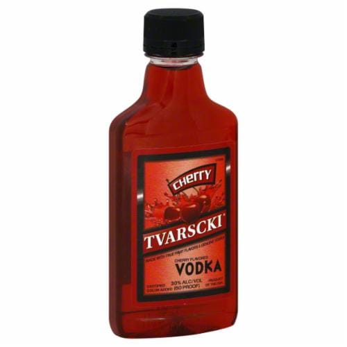 Tvarscki Cherry Vodka Perspective: front