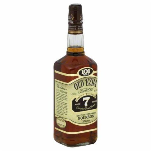 Old Ezra Brooks 7 Year Whiskey Perspective: front