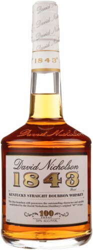 Nicholson 1843 Kentucky Straight Bourbon Whiskey Perspective: front
