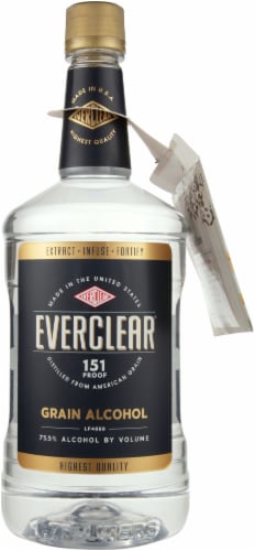 Everclear Grain Alcohol Perspective: front