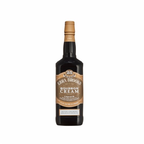 Ezra Brooks Cream Bourbon Perspective: front