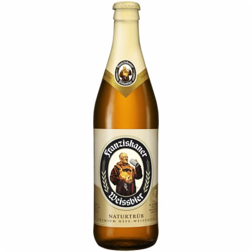 Franziskaner Hefeweizen Beer Perspective: front
