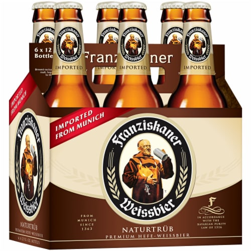 Franziskaner Hefeweizen Beer Perspective: front