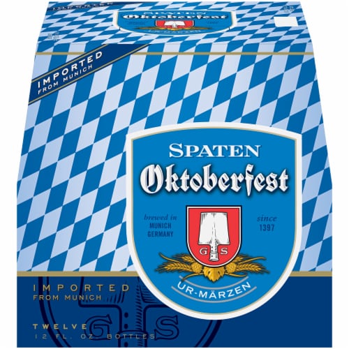Spaten Oktoberfest Dark Lager Beer Perspective: front