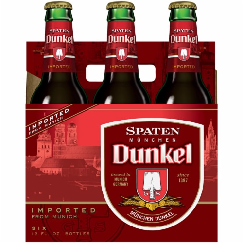 Spaten Dunkel Dark Lager Beer Perspective: front