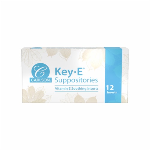 Carlson Key-E Suppositories Perspective: front