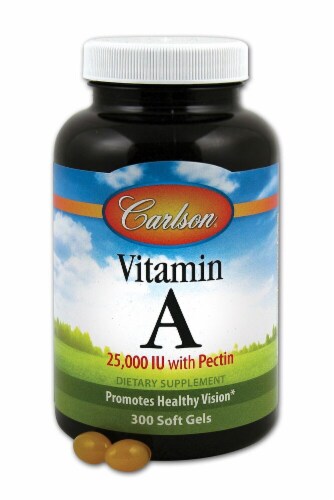 Carlson Vitamin A with Pectin Supplement Perspective: front