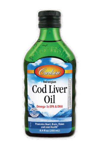 Carlson Norwegian Cod Liver Oil Perspective: front