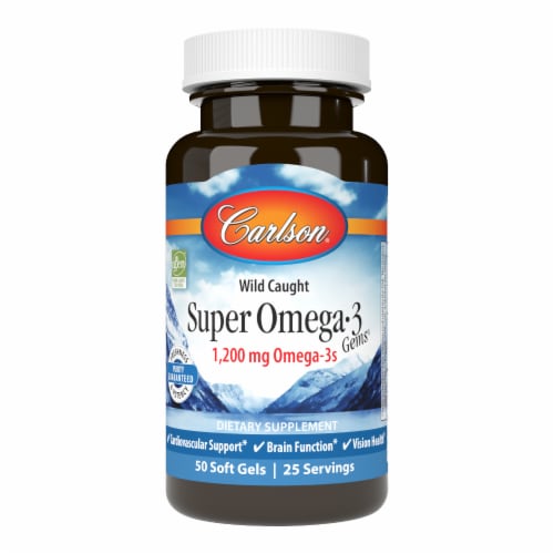 King Soopers - Carlson Super Omega-3 Fish Oil, 50 Count