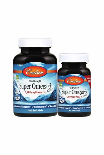 Carlson Super Omega-3 Fish Oil Perspective: front
